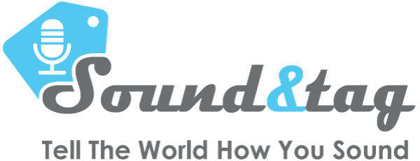 Sound and tag logo